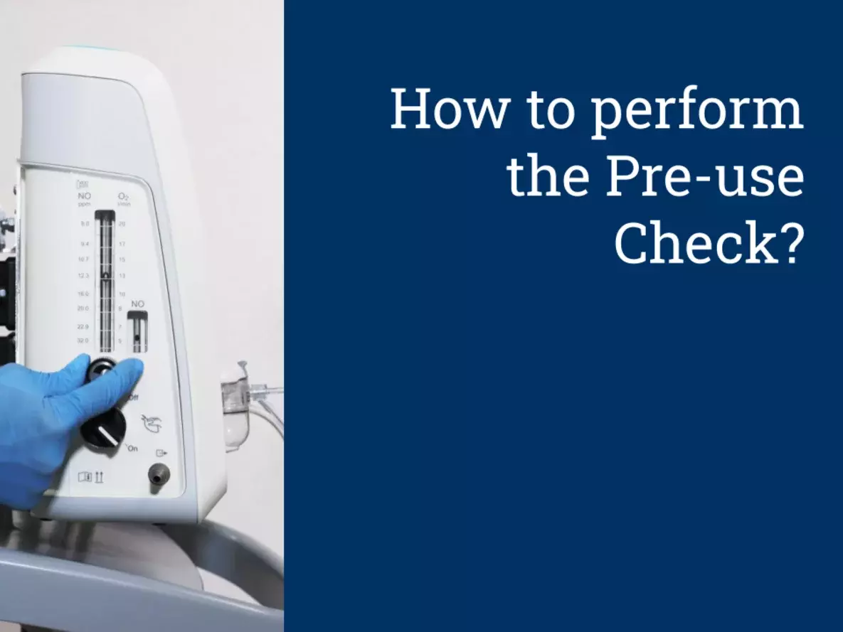 How to perform the Pre-Use check_EN